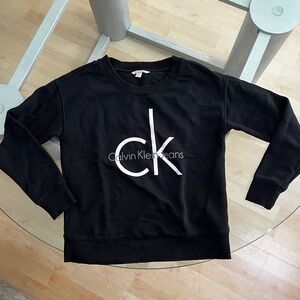 Calvin Klein Ladies Black Crewneck